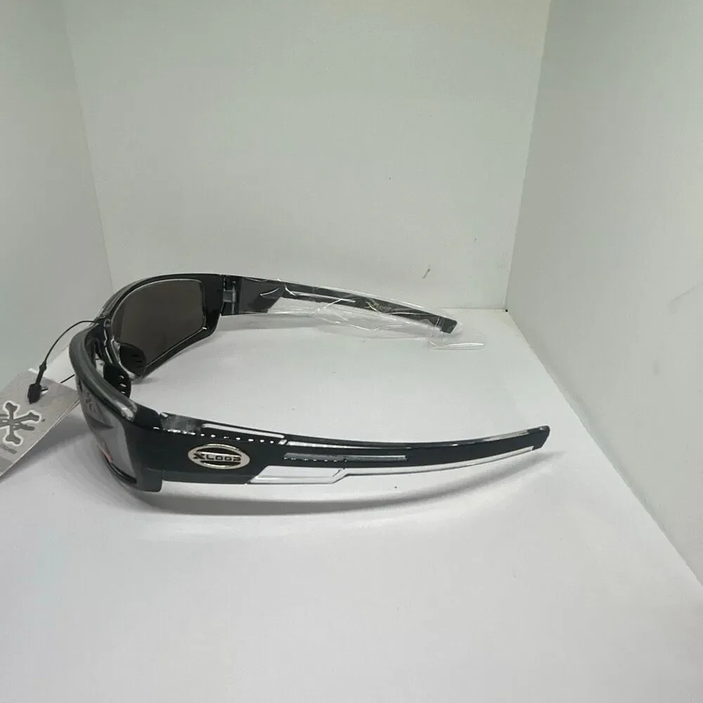 X-Loop Mirrored Wraparound Sport Sunglasses UV400 Protection Durable Streetwear